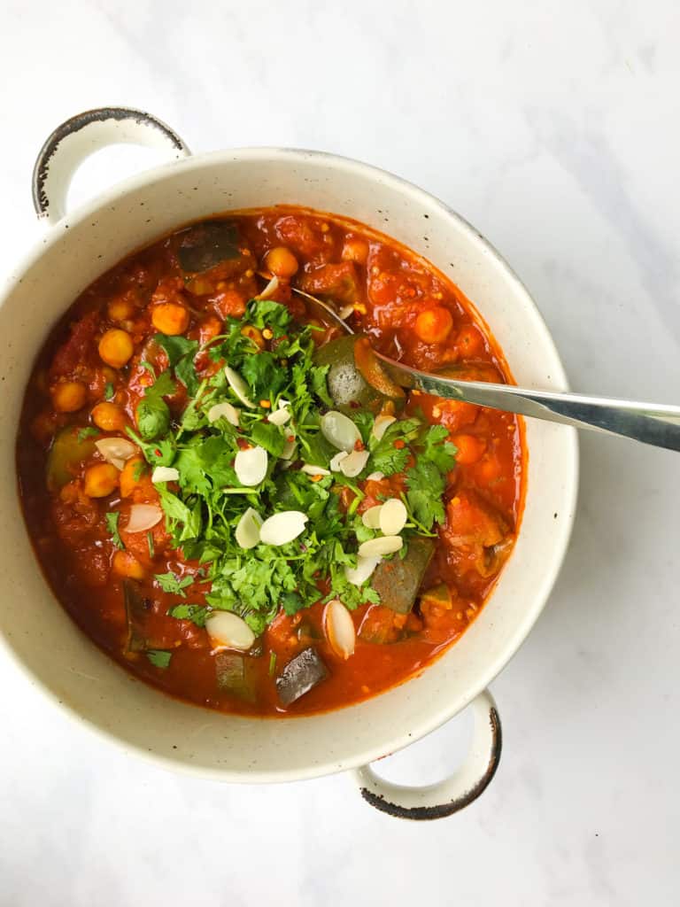 Moroccan Chickpea Stew - Vegan, GF & Healthy!