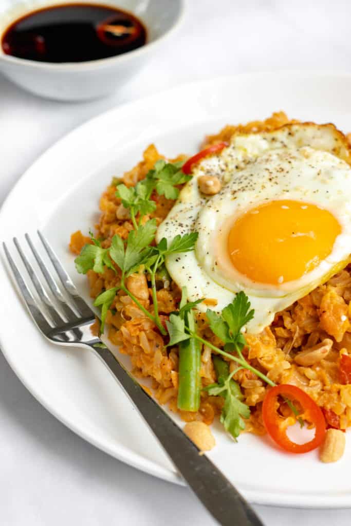 Brown Rice Nasi Goreng Recipe - Healthy & GF! Georgie Eats.