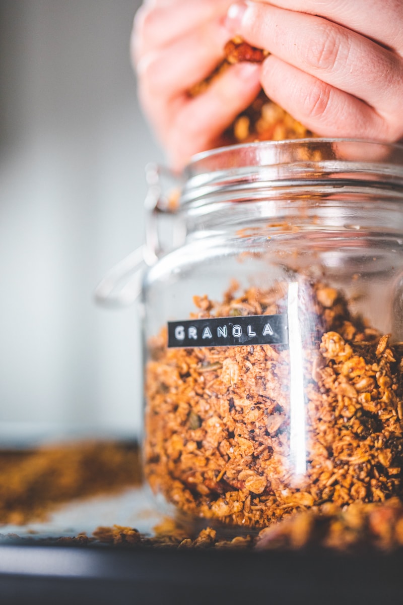 Maple Sea Salt Granola - Georgie Eats