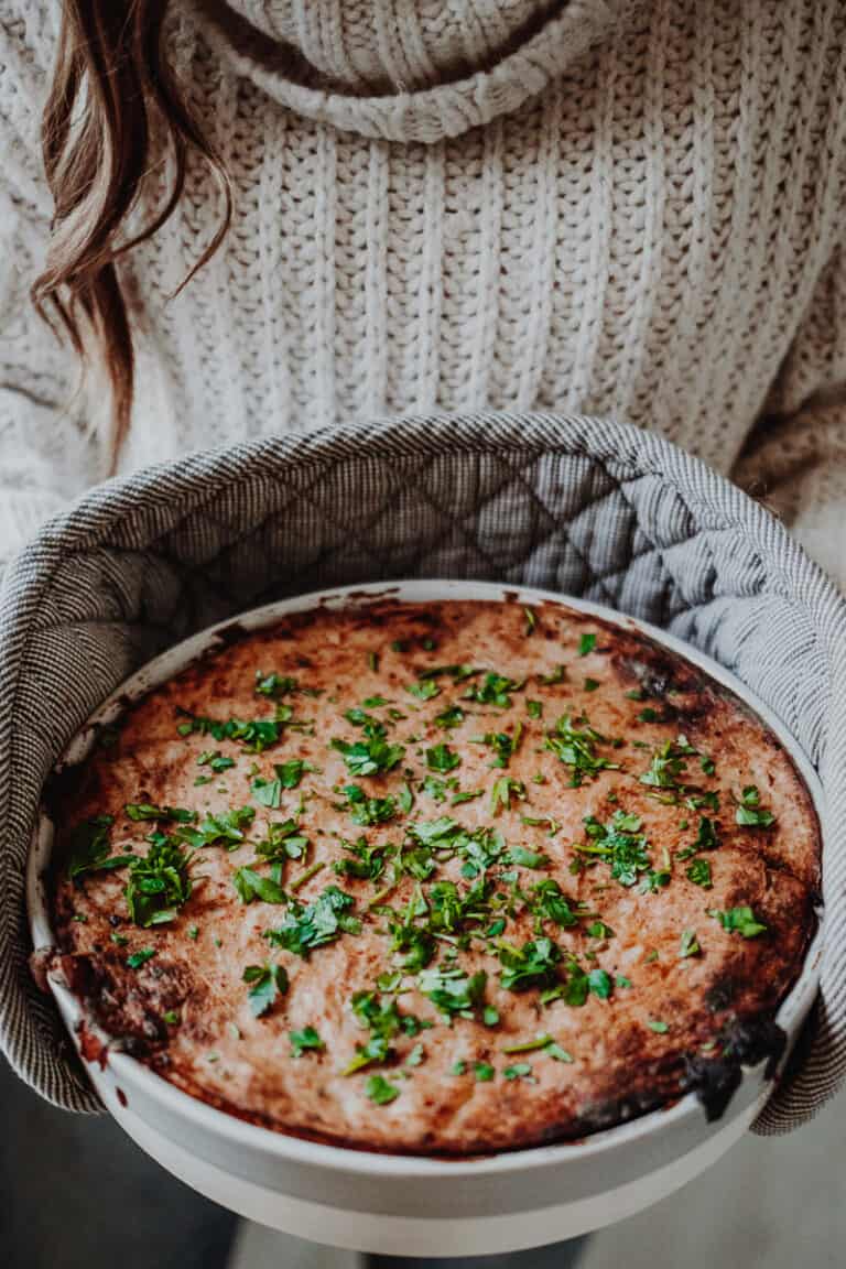 Leek & Mushroom Pie - Vegan, GF & Healthy! Georgie Eats