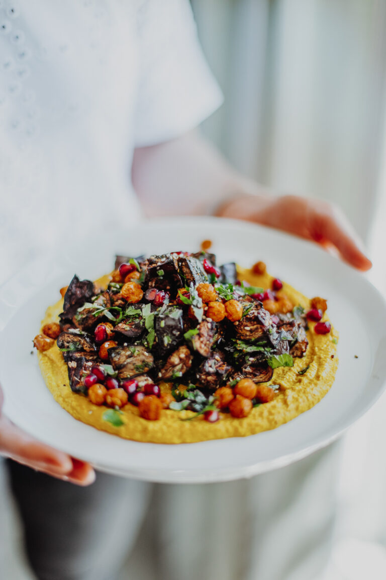 Loaded Lebanese Style Hummus - Healthy, GF & Vegan! Georgie Eats.