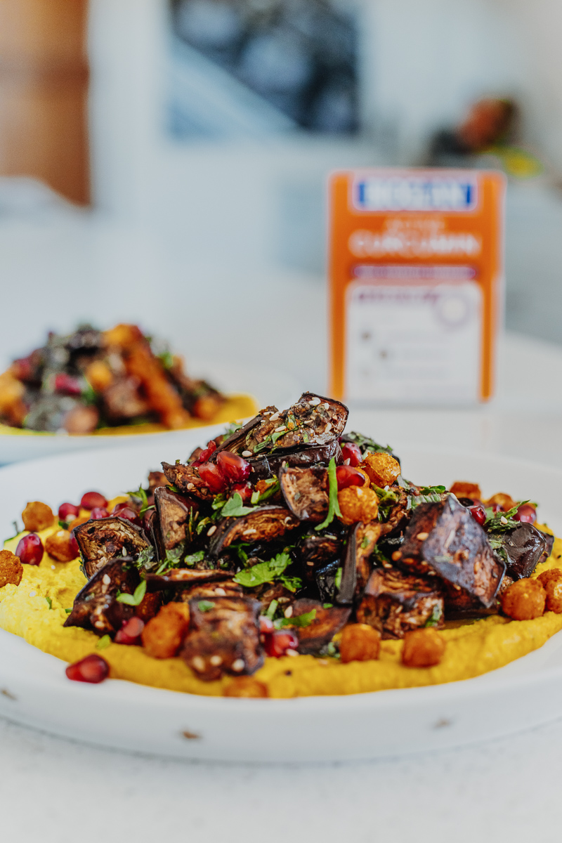 Loaded Lebanese Style Hummus with Bioglan Supplement - Healthy, GF & Vegan! Georgie Eats.