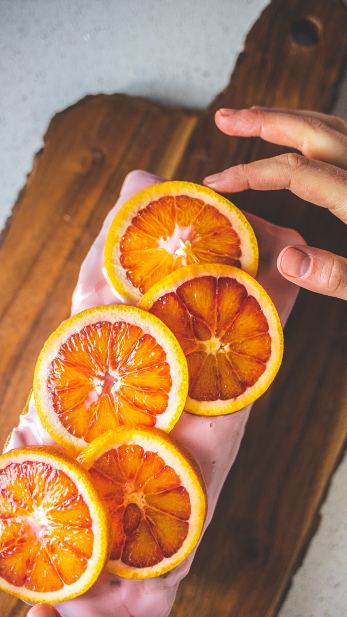 Blood Orange Loaf Cake - Georgie Eats