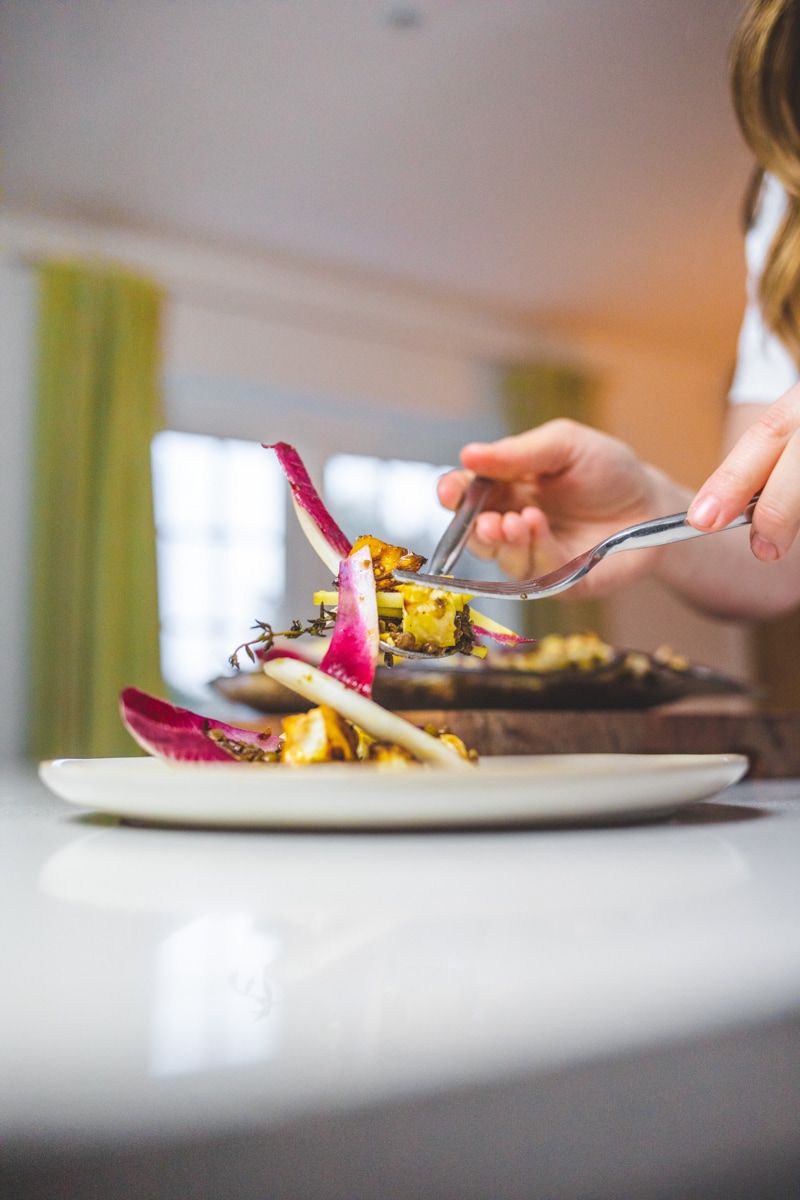 Serving up the Celeriac, Apple & Lentil Salad - Georgie Eats