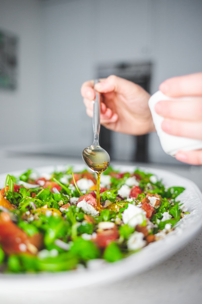 dressing the Blood Orange Salad - Georgie Eats