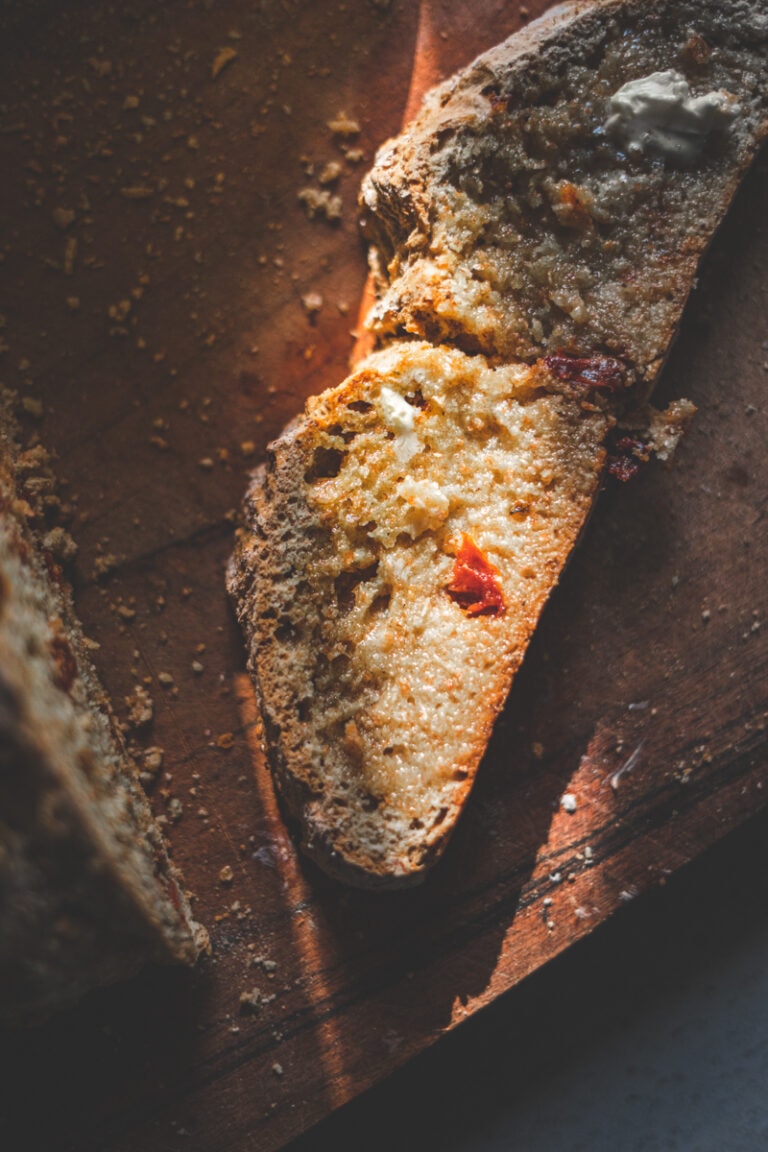 Buttered Rosemary & Sun-Dried Tomato Soda Bread - Georgie Eats