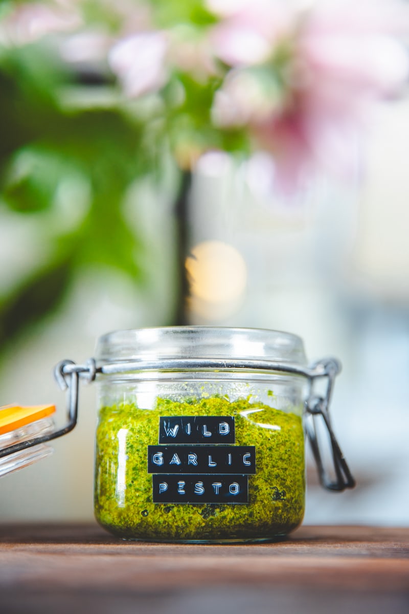 Wild Garlic Pesto - Georgie Eats