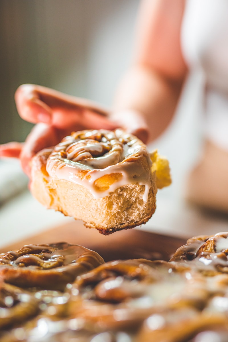 Apple Pie Cinnamon Rolls - Georgie Eats