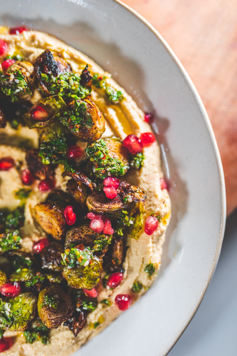 Christmas Hummus - Georgie Eats