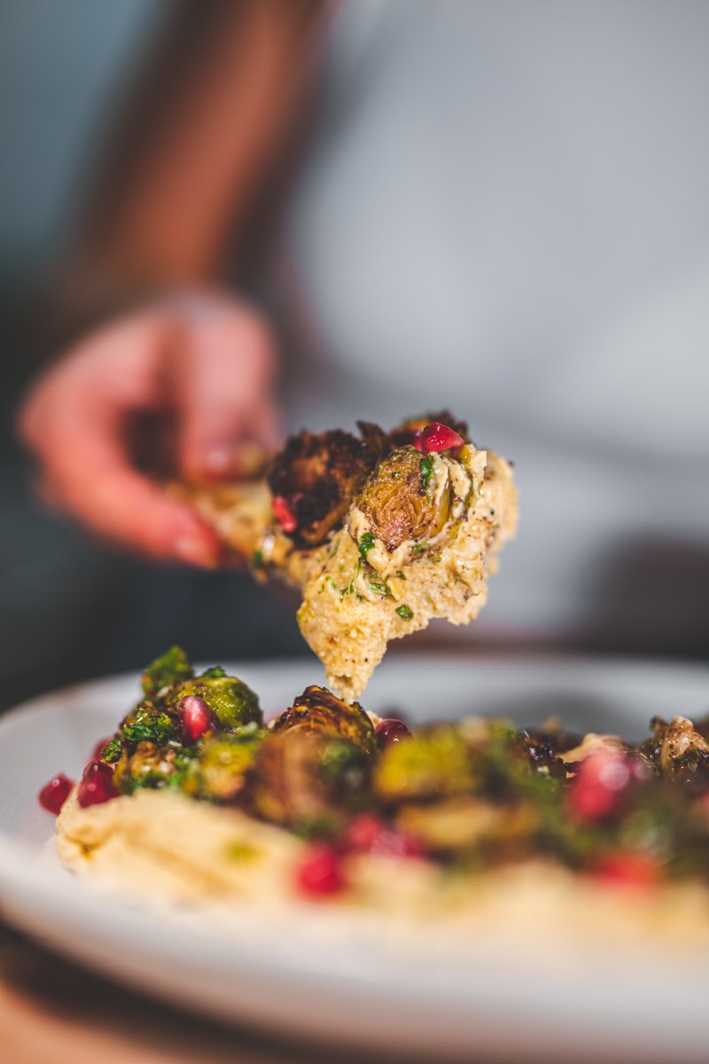 Christmas Hummus & Pita - Georgie Eats