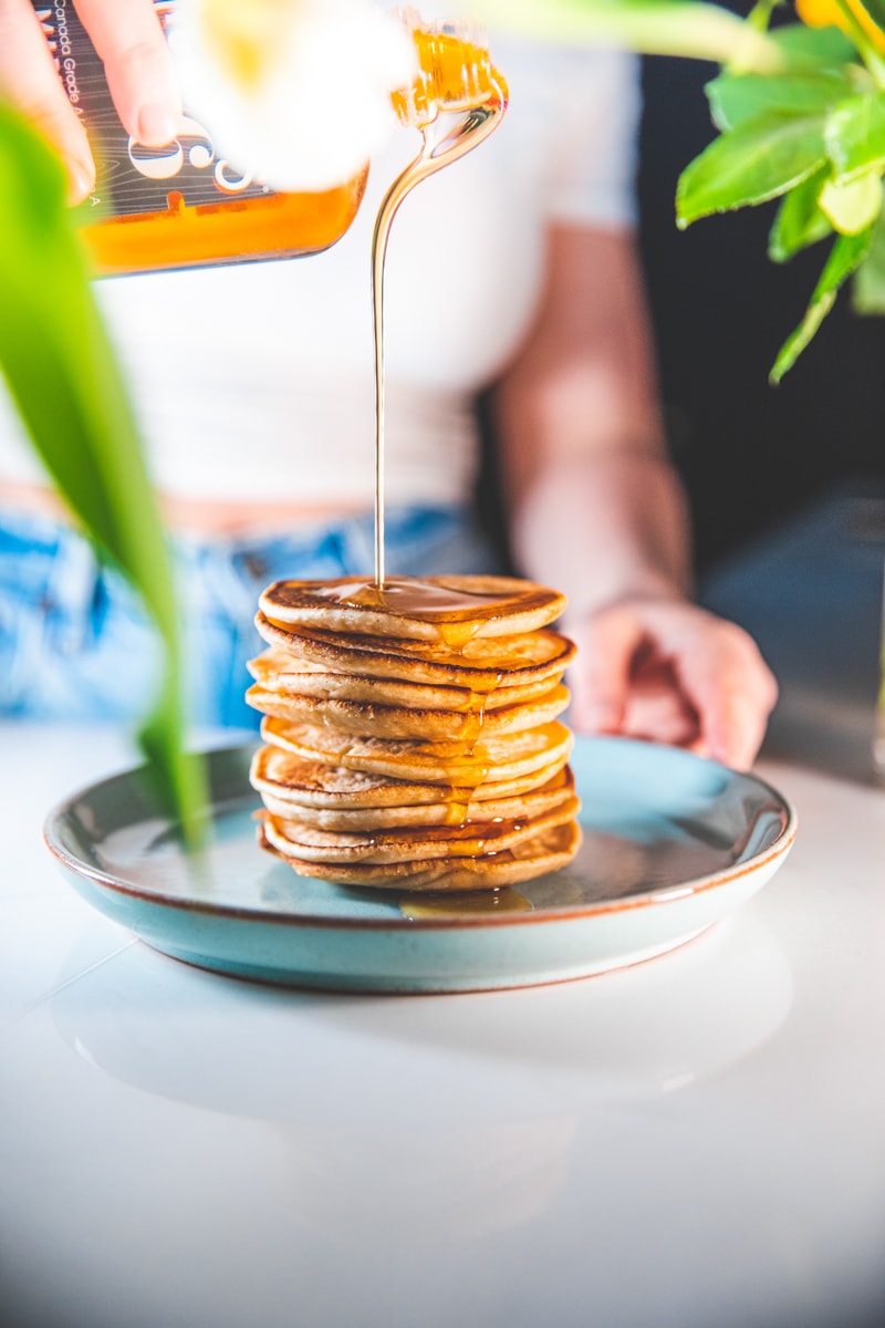 Easy Vegan Pancakes - Georgie Eats