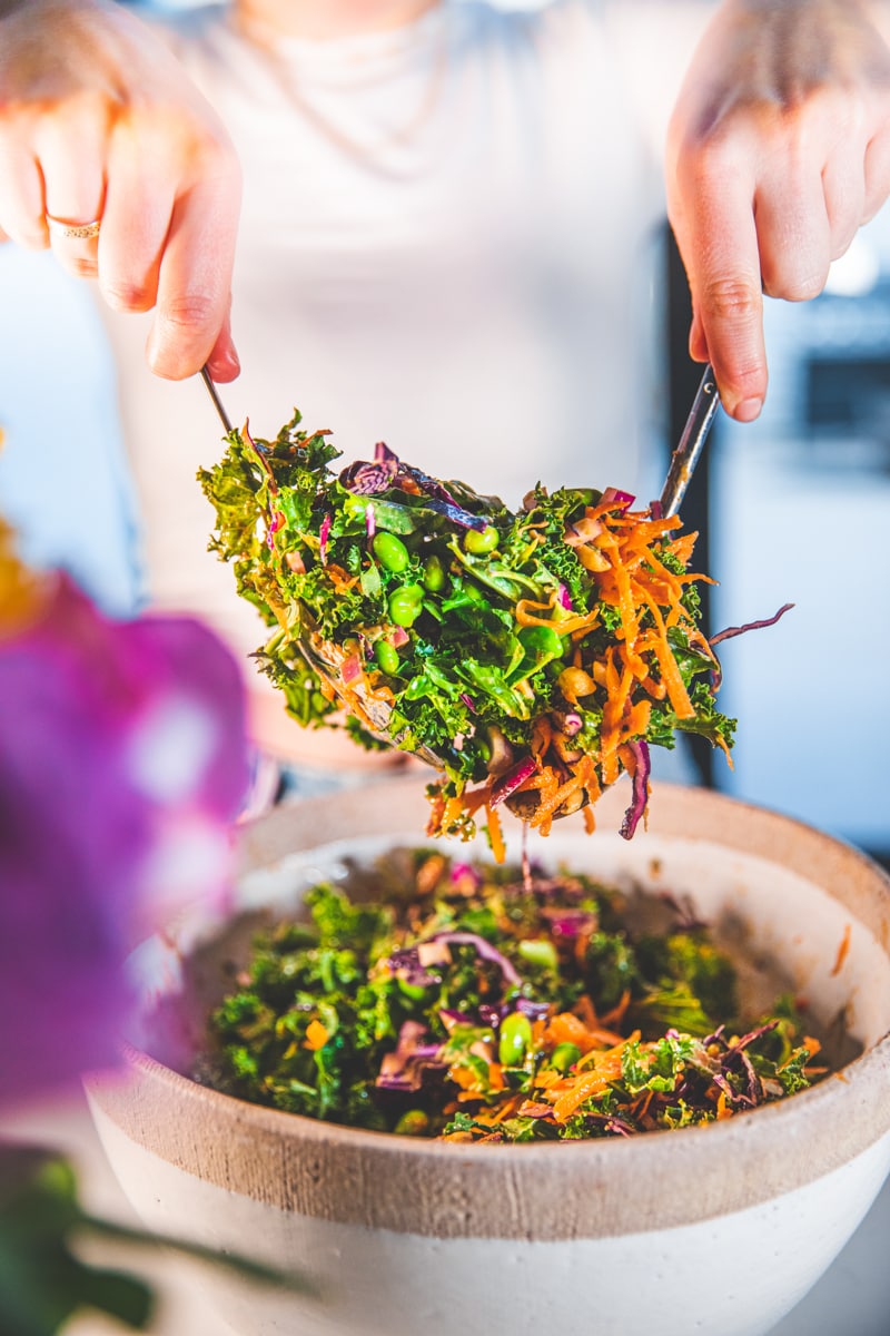 Peanut Crunch Salad - Georgie Eats