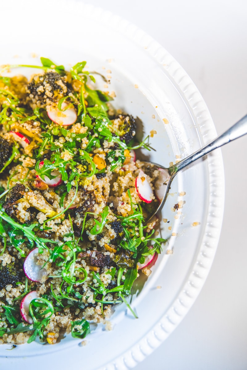 Roasted Broccoli & Preserved Lemon Salad - Georgie Eats
