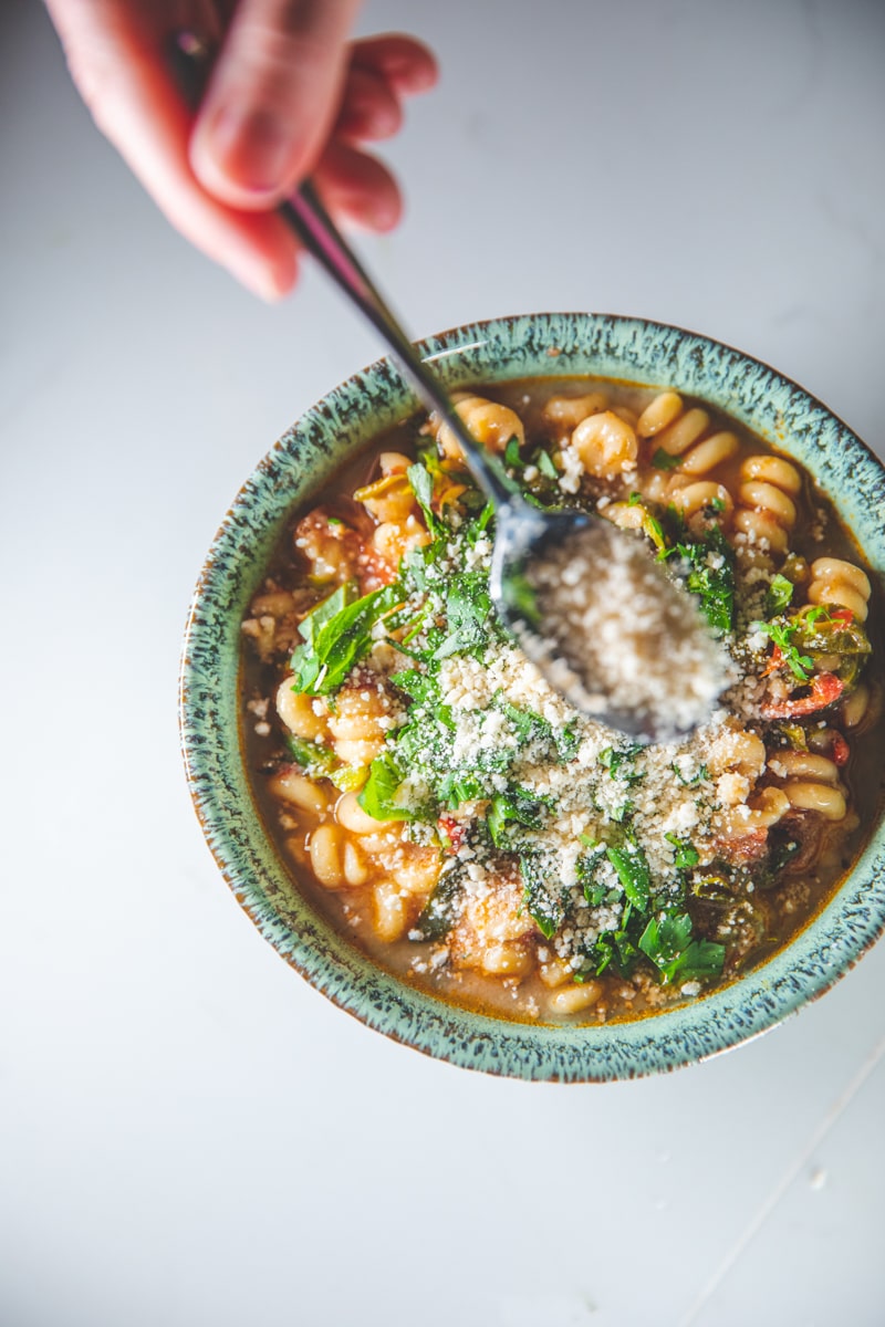 Soupy Pasta Goodness - Georgie Eats