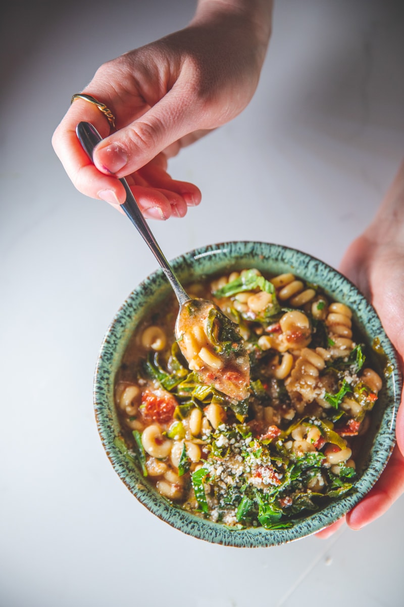 Soupy Pasta Goodness - Georgie Eats