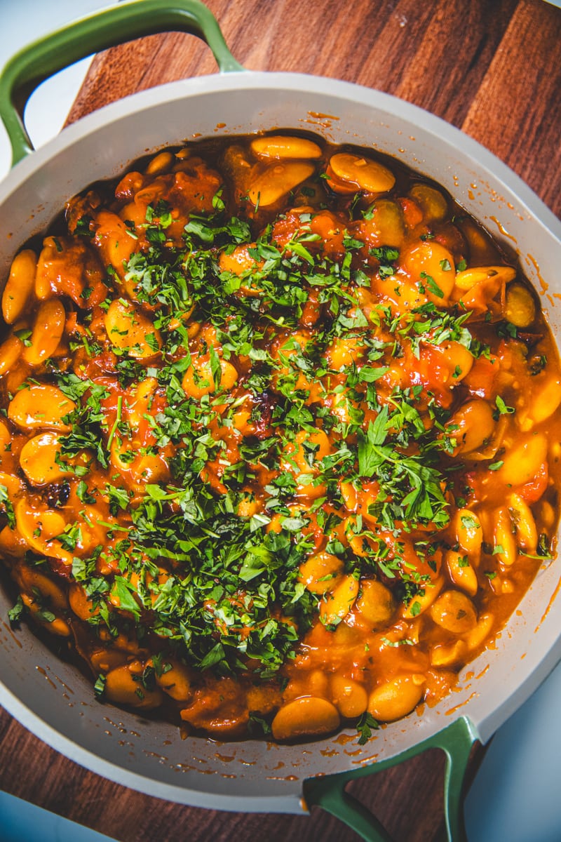 Butter Bean Cacciatore - Georgie Eats