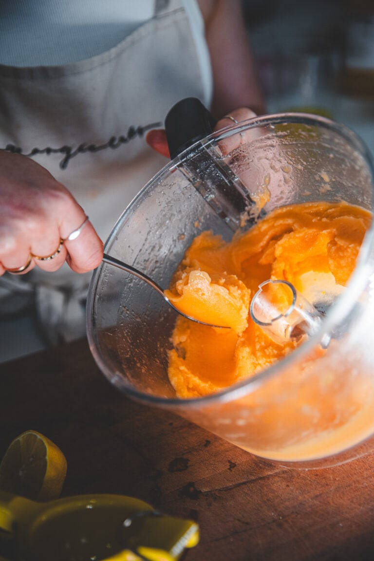 3-Ingredient Melon Sorbet - Georgie Eats