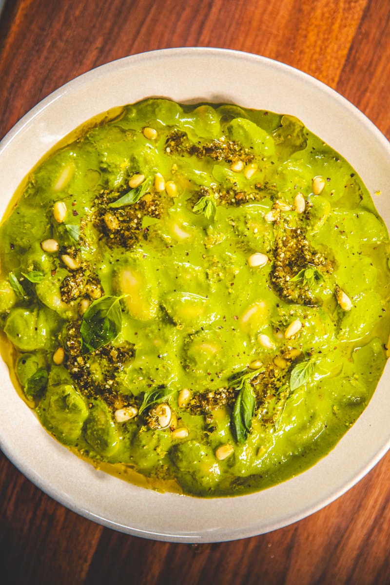Pesto Butter Beans - Georgie Eats