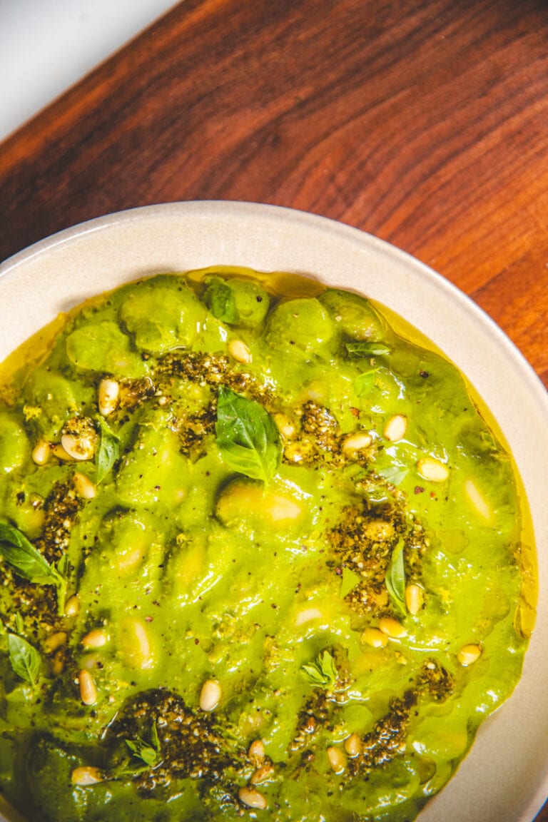 Pesto Butter Beans - Georgie Eats