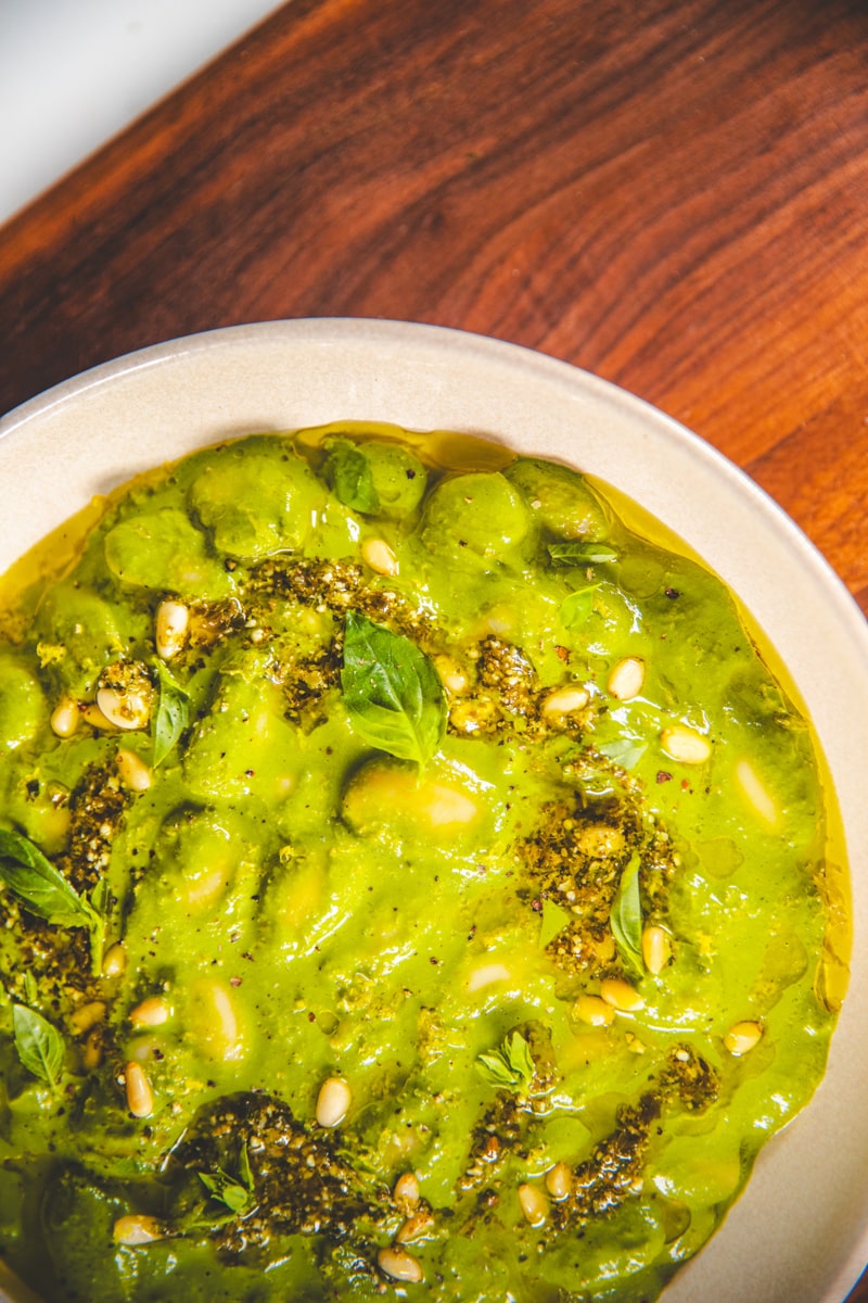 Pesto Butter Beans - Georgie Eats