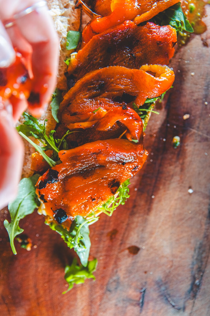 Building the Burnt Aubergine Sandwich - Georgie Eats