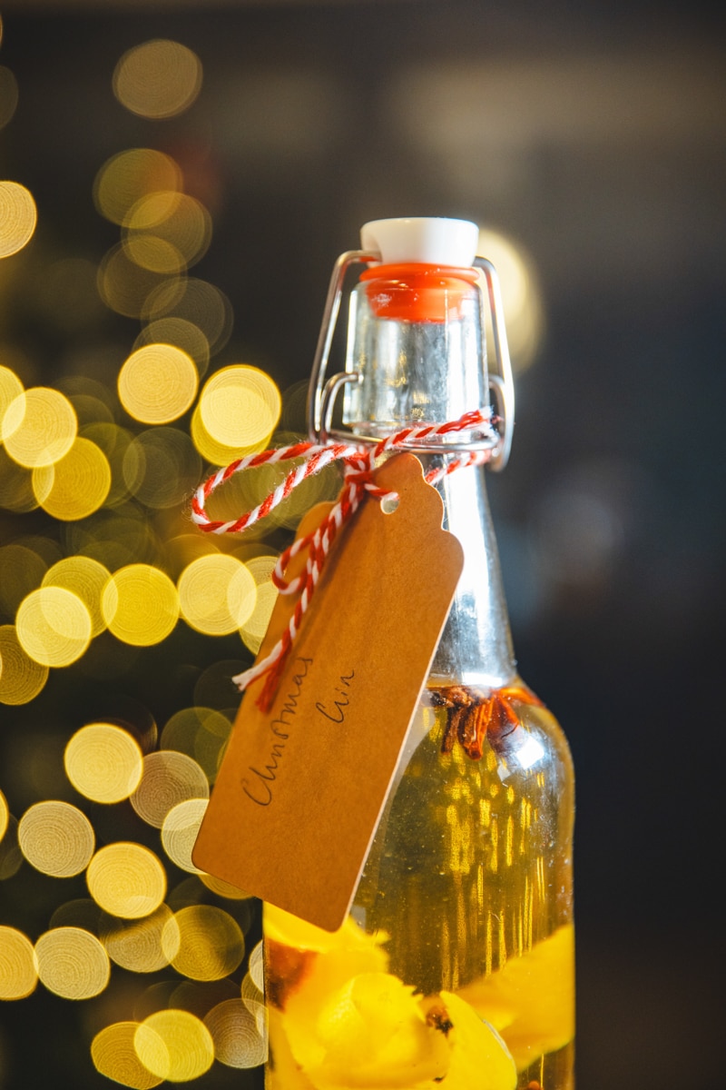 Christmas Spiced Gin - Georgie Eats