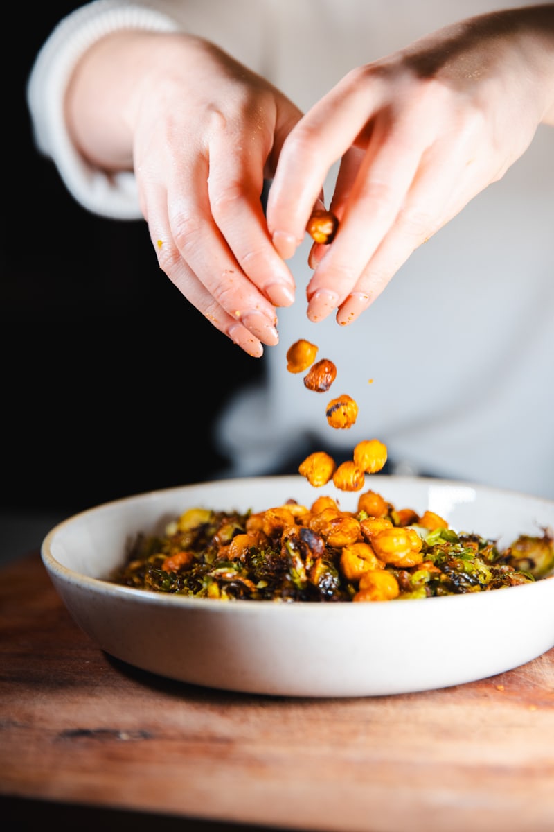 Serving up the Shredded Sprout & Charred Lemon Salad - Georgie Eats