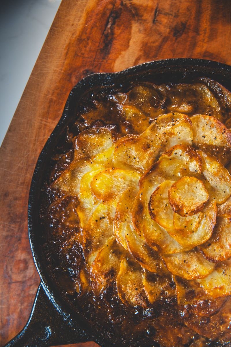 Creamy Mushroom Hotpot - Georgie Eats