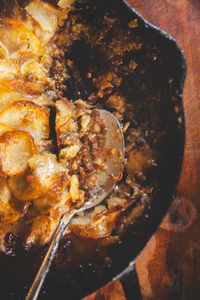 Creamy Mushroom Hotpot - Georgie Eats
