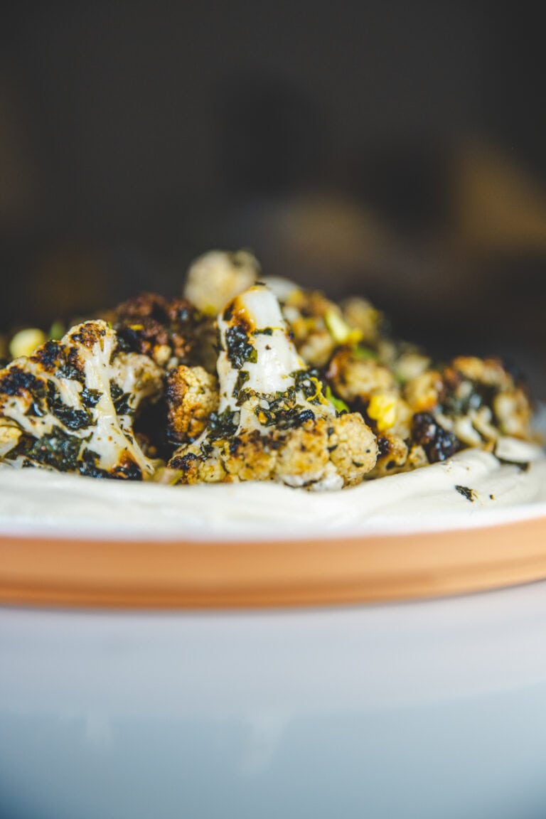 Marinated Cauliflower & Tofu Ricotta - Georgie Eats