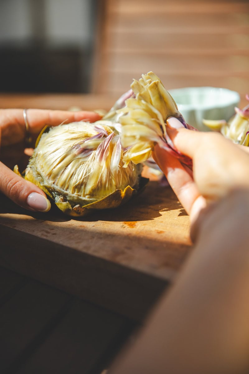 the globe artichoke choke - Georgie Eats