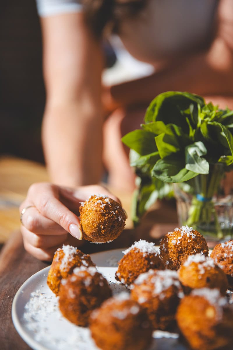 Chickpea Arancini - Georgie Eats