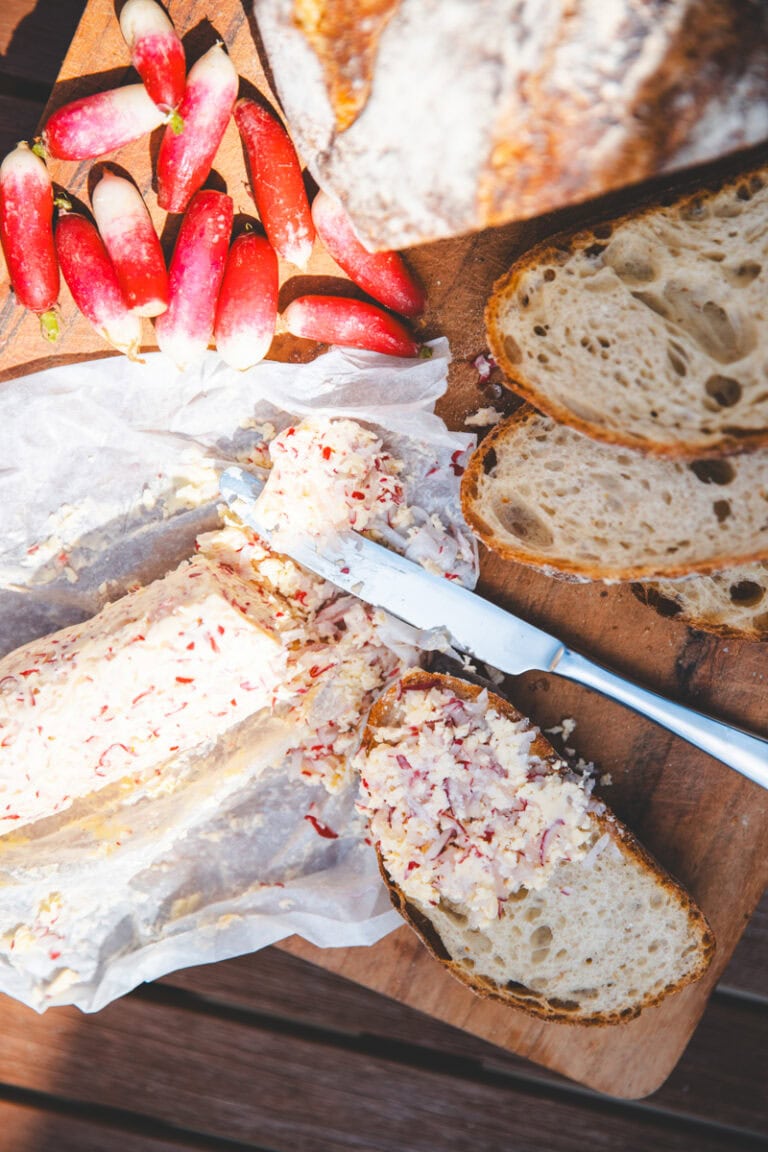 Radish Butter - Georgie Eats