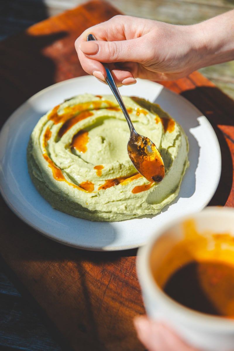 Making Charred Corn & Avocado Dip - Georgie Eats