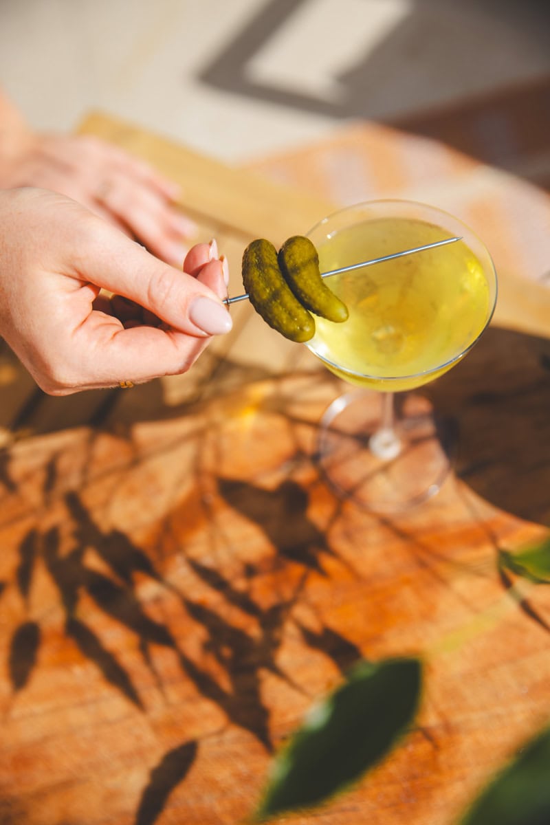 Pickle Martini - Georgie Eats 
