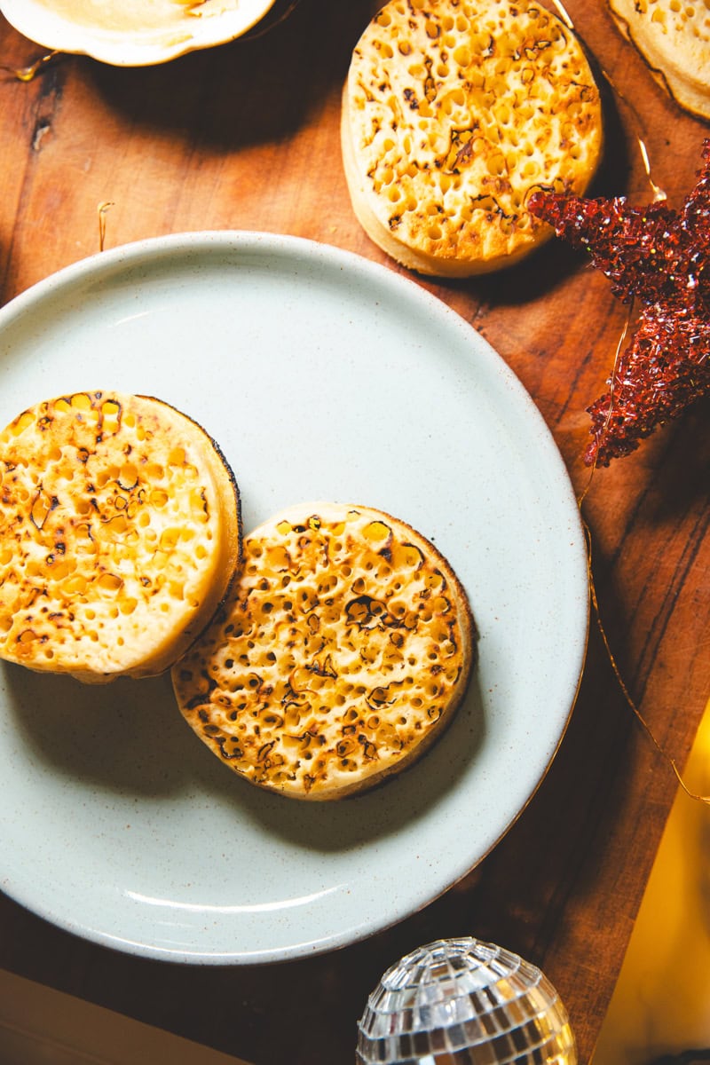 Homemade Crumpets - Georgie Eats
