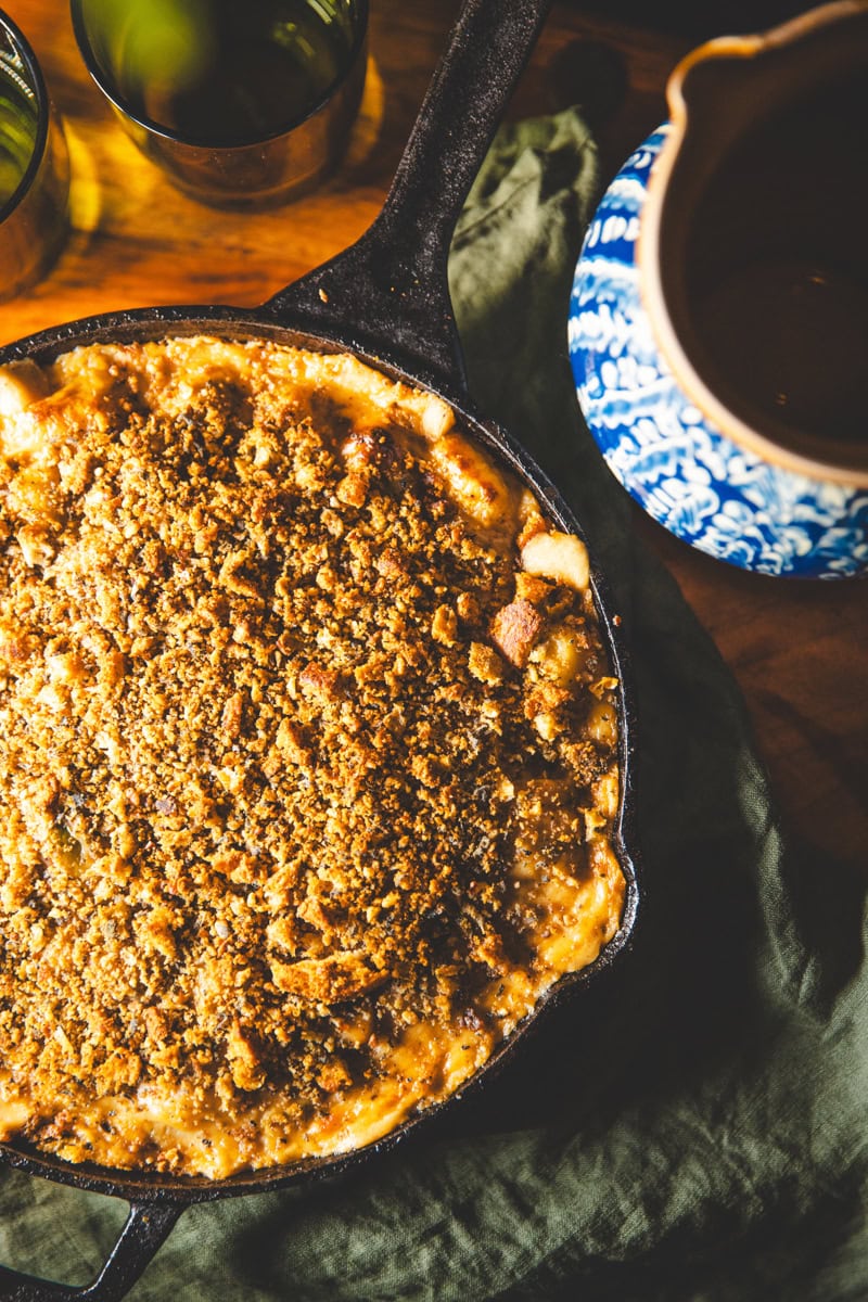 Roasted Sprout, Gnocchi & Brown Butter Gratin - Georgie Eats