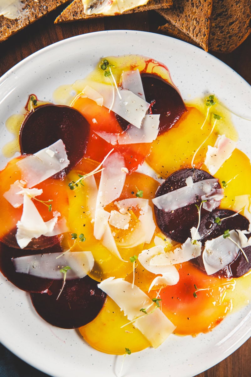 Beetroot Carpaccio - Georgie Eats
