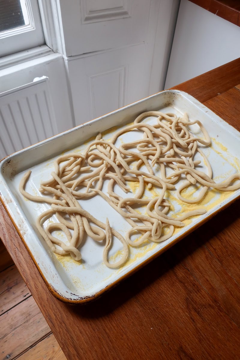 Prepared Pici Dough - Georgie Eats