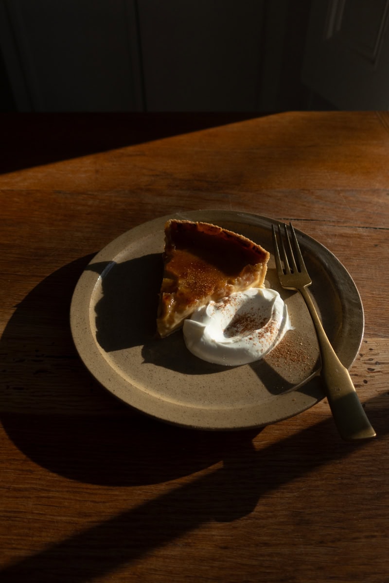 PUMPKIN & HONEY CREME BRULEE TART