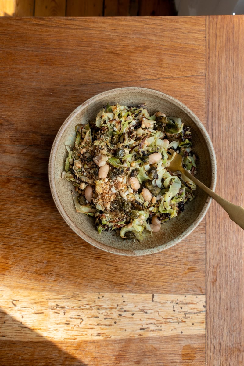 Brown Butter Hispi Cabbage Salad - Georgie Mullen