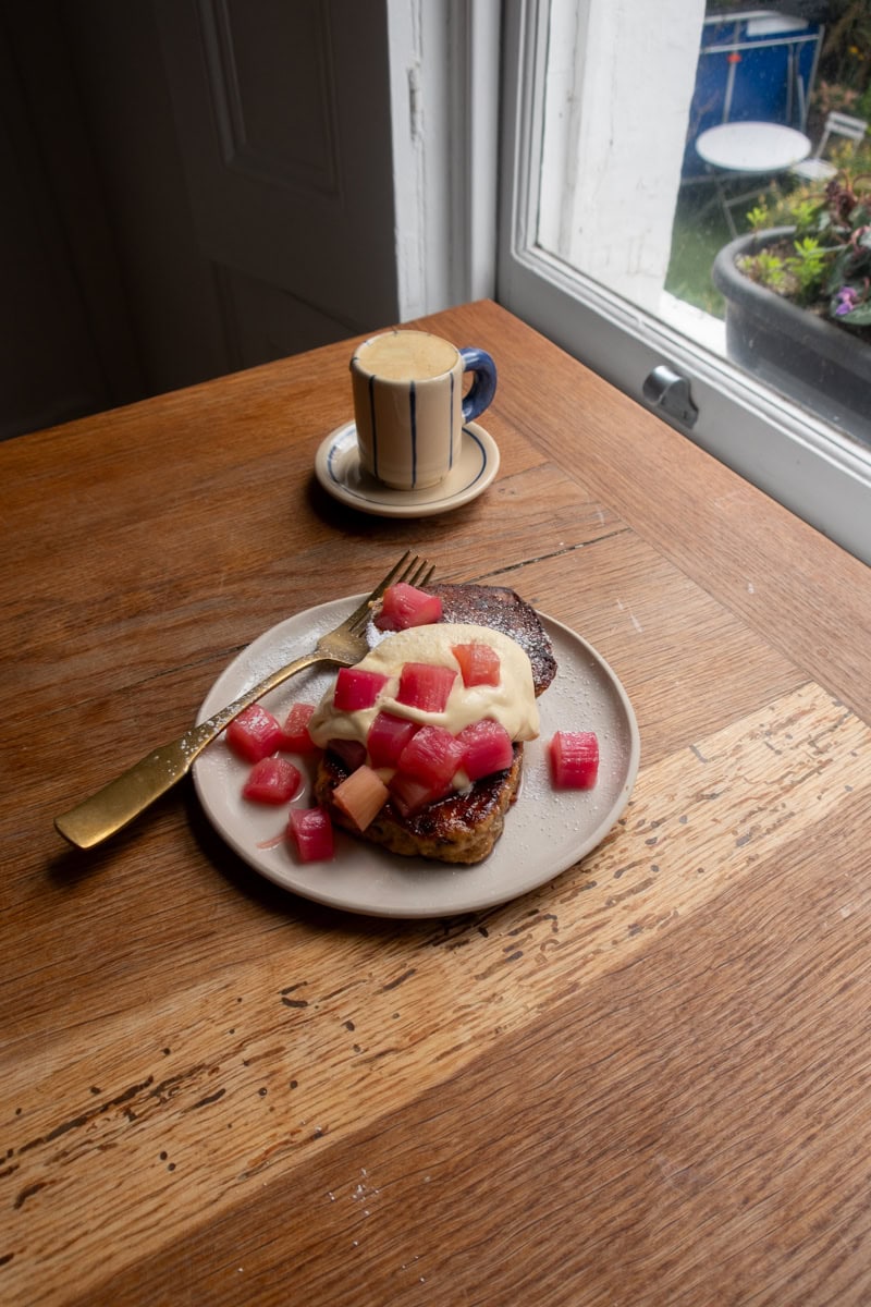 Custardo with Rhubarb & Custard French Toast - Georgie Eats