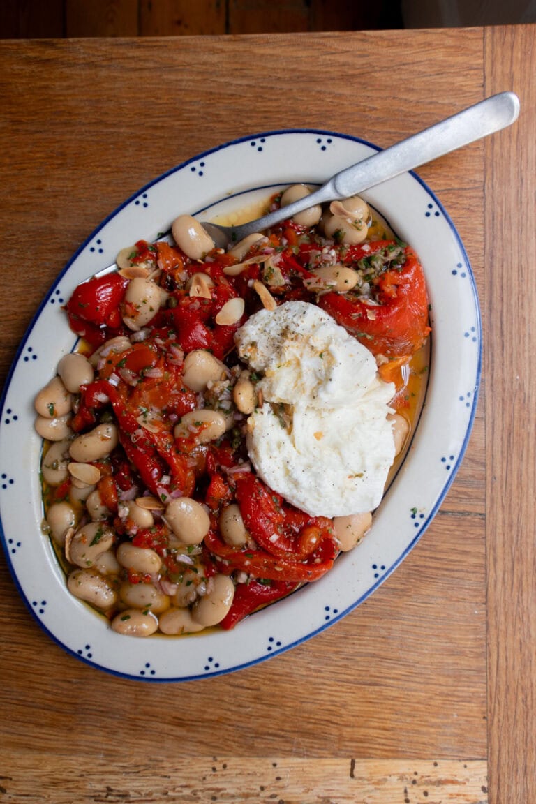 A Very Nice Roasted Red Pepper Salad - Georgie Mullen