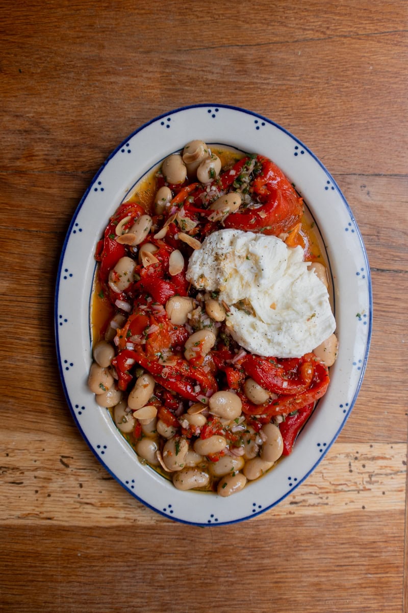 A Very Nice Roasted Red Pepper Salad - Georgie Mullen