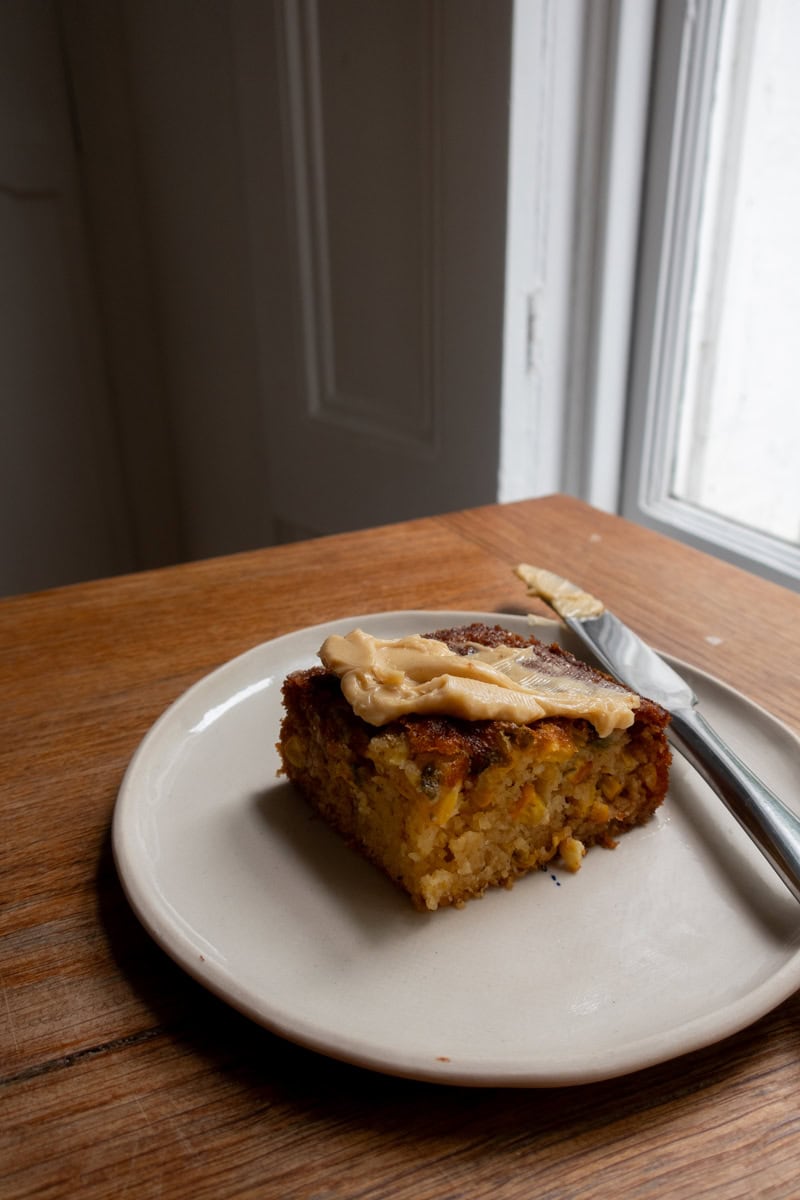 Jalapeño cornbread, whipped honey butter - Georgie Mullen