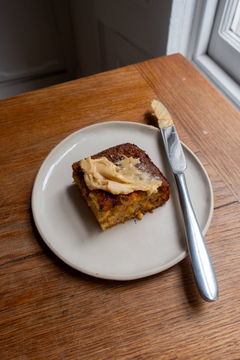 Jalapeño cornbread, whipped honey butter - Georgie Mullen