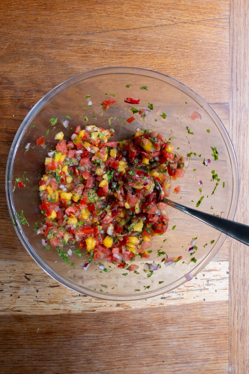 Mango & Tomato Salsa