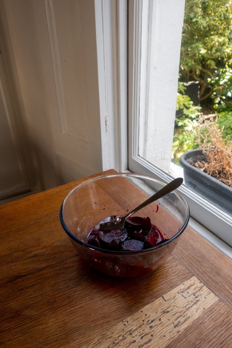 marinated beetroot