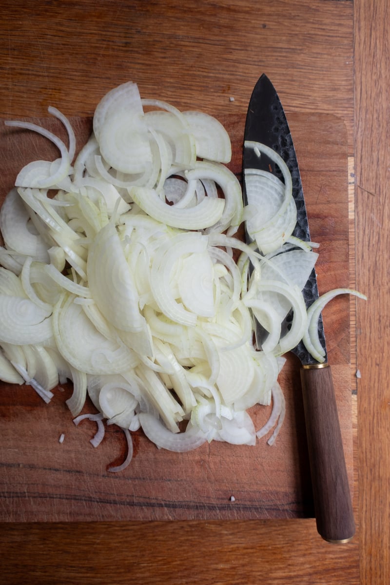 chopped onions