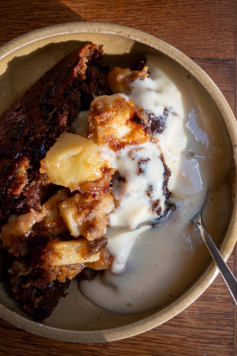 Self-Saucing Sticky Toffee Apple Pud - Georgie Mullen